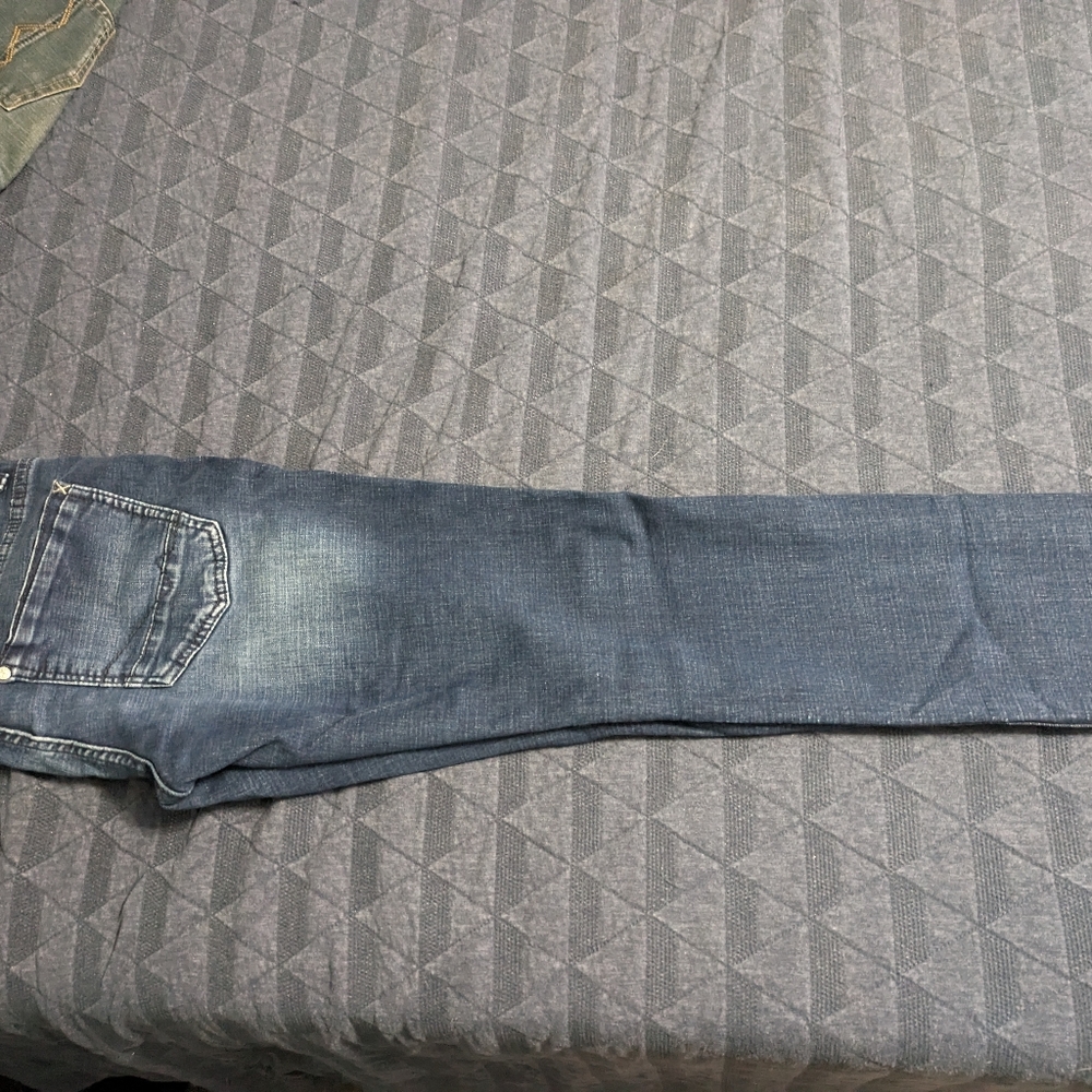 30R Depart West skin fit blue jeans